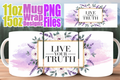 Radiant mornings 11oz 15oz sublimation wrap, Quote Product Image 1