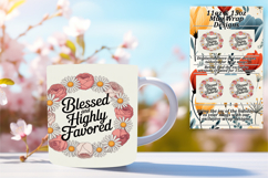 Chic 11oz Mug Wrap Png Design , Religious Product Image 1