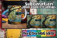 Radiant Stained Glass Mug Wrap Beauty 11oz/15oz Product Image 1