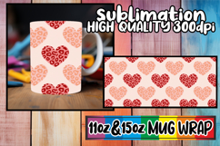 Luminous afternoons 11oz 15oz sublimation wrap, Valentine's Product Image 1