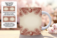 Playful 11oz Png Mug Wrap Template , Christmas Product Image 1