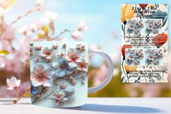 Elegant 3D Flower Mug Series Product Image 1