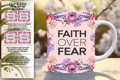 Trendy 15oz Mug Wrap Png Template , Religious Product Image 1