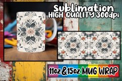 Springtime Abstract Shapes and Lines Mug Wrap 11oz 15oz Product Image 1
