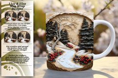Whimsical 15oz Mug Wrap Png Artwork , Christmas Product Image 1
