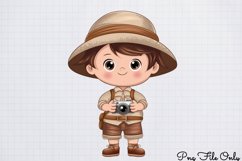 Watercolor Safari Adventure Clipart PNG Product Image 1