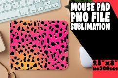 Leopard Print Glitter Mouse Pad Design Art PNG Product Image 1