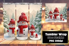 Christmas Cartoon Joy 3D Tumbler 20oz Product Image 1