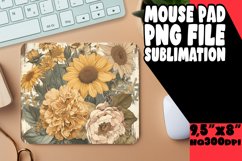 Springtime Vintage Floral Mouse Pad Product Image 1