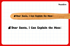 Christmas Wooden Spoon Handle Quotes SVG - Dear Santa Product Image 3