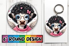 Enchanted Round Ornaments Magic PNG, Valentines Product Image 1