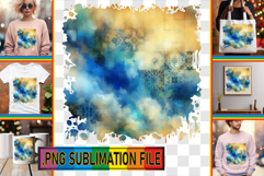 Whimsical TSHIRT Gift Ideas, Watercolor Pattern Product Image 1