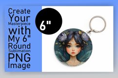 Creative Circle PNG Sublimation Design , Fairy Product Image 1