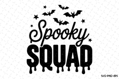 Spooky Squad Svg | Halloween Svg | Svg Cut Files Product Image 1