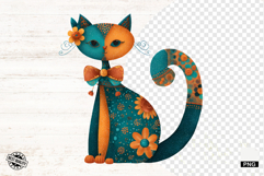 Whimsy Cat PNG - Cats Clipart Product Image 1