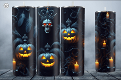 4 Halloween Tumbler Wrap Sublimations, 20 oz Product Image 4