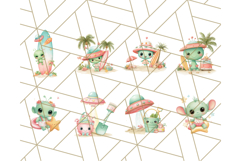 Alien Vacation Clipart PNG, Cute Summer Galaxy Art Clip Art Product Image 9