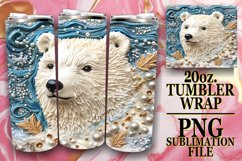 Bright Nights 20oz tumbler wrap, Christmas Product Image 1
