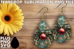 Playful Teardrop Earrings Gift Ideas, Christmas Bow Product Image 1