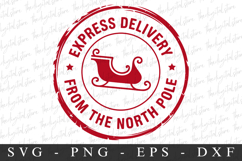 Express Delivery Svg | Christmas svg Product Image 1