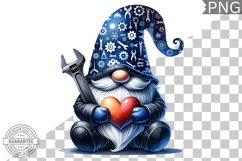Father&#039;s Day Gnome Sublimation - Clipart PNG Design Product Image 1