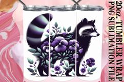 SWEET HARMONY 20oz TUMBLER WRAP, Flower Animals Product Image 1