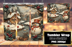 SOPHISTICATED 20oz Tumbler Template , Christmas Product Image 1