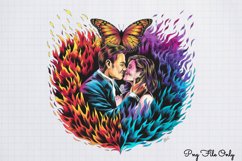 Smoke Butterflies Clipart PNG Product Image 1