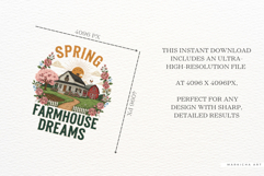 Spring Rustic Farm Sublimation Clipart Product Image 6