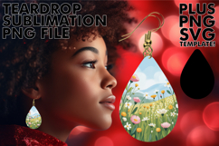 Elegant Teardrop EARRINGS Ideas PNG, Spring Product Image 1