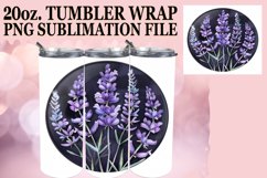 Springtime Denim Floral Tumbler Wrap 20oz Product Image 1