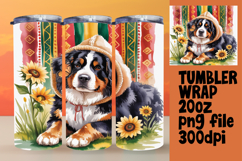 LUXURIOUS 20oz Tumbler Template , Cute Dog Product Image 1