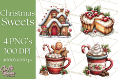 Christmas Treats Cookies Cocoa Clipart PNG Product Image 1