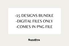 15 Christian Quote Sublimation - Faith Saying Bundle Product Image 2