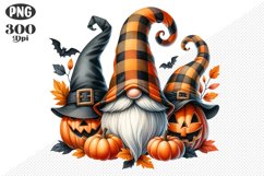 Halloween Gnomes Sublimation - Clipart PNG Design Product Image 1