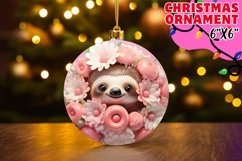 Winter Animal 3D Ornaments: Sublimation Craft Product Image 1