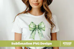 Coquette Easter Bow Sublimation PNG Product Image 2