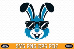 Cute Bunny SVG Sublimation Design | Sublimation Product Image 1