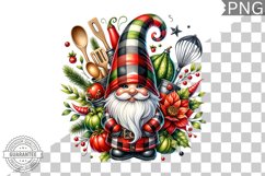 Christmas kitchen Gnome Sublimation - Clipart PNG Design Product Image 1