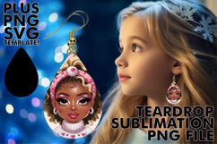 LUMINOUS Teardrop Earrings Ideas, Afro Girl Product Image 1