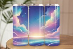 Festive Happy New Year Tumbler Wrap 2026: 20oz Skinny Tumble Product Image 1