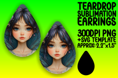 Creative Teardrop Design for Earrings , Fairy Product Image 1