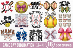 Game Day Baseball Sublimation Bundle PNG Product Image 1