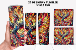 Skinny Tumbler 20oz Wrap Design, Valentine Tumbler PNG Product Image 1
