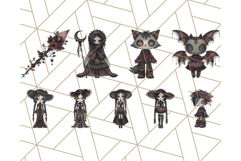 Gothic Halloween Clipart Dark Aesthetic PNG, Halloween Png Product Image 9