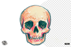 Halloween Skull Clipart Product Image 1