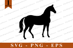 Horse SVG, Horse vector, Horse Silhouette, Cut files Product Image 1