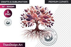 Romantic Flower clipart Rose gold Valentine floral PNG Product Image 1