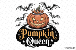 Pumpkin Queen Svg | Halloween Svg | Svg Cut Files Product Image 1
