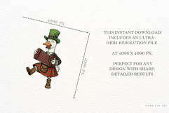St Patricks Musician Goose Clipart Product Image 6